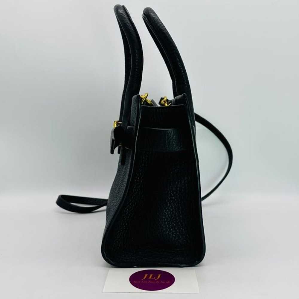 Tory Burch Women's Gemini Link Small Black Pebble… - image 4