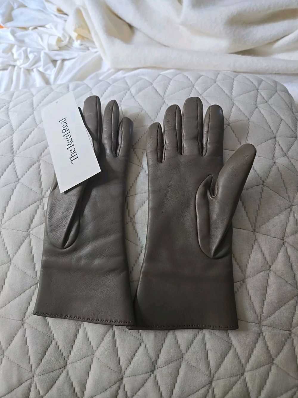 Hermes Hermés Lambskin Leather Gloves - image 3