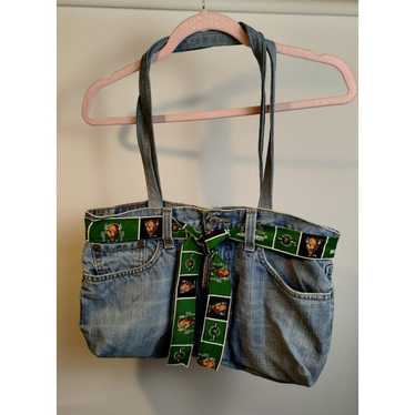 Levi's Jeans Custom Made Denim Bag Satchel - Upcy… - image 1