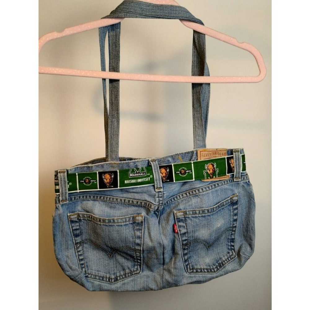 Levi's Jeans Custom Made Denim Bag Satchel - Upcy… - image 2