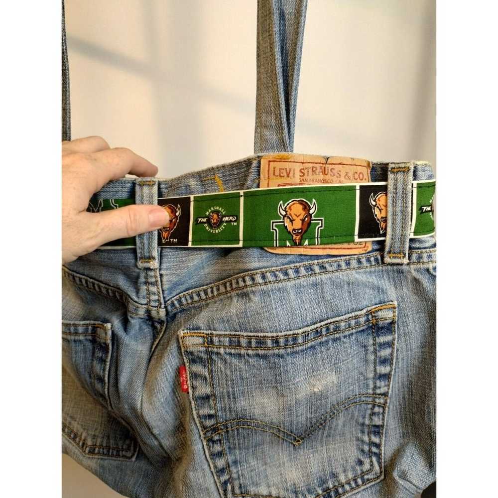 Levi's Jeans Custom Made Denim Bag Satchel - Upcy… - image 7