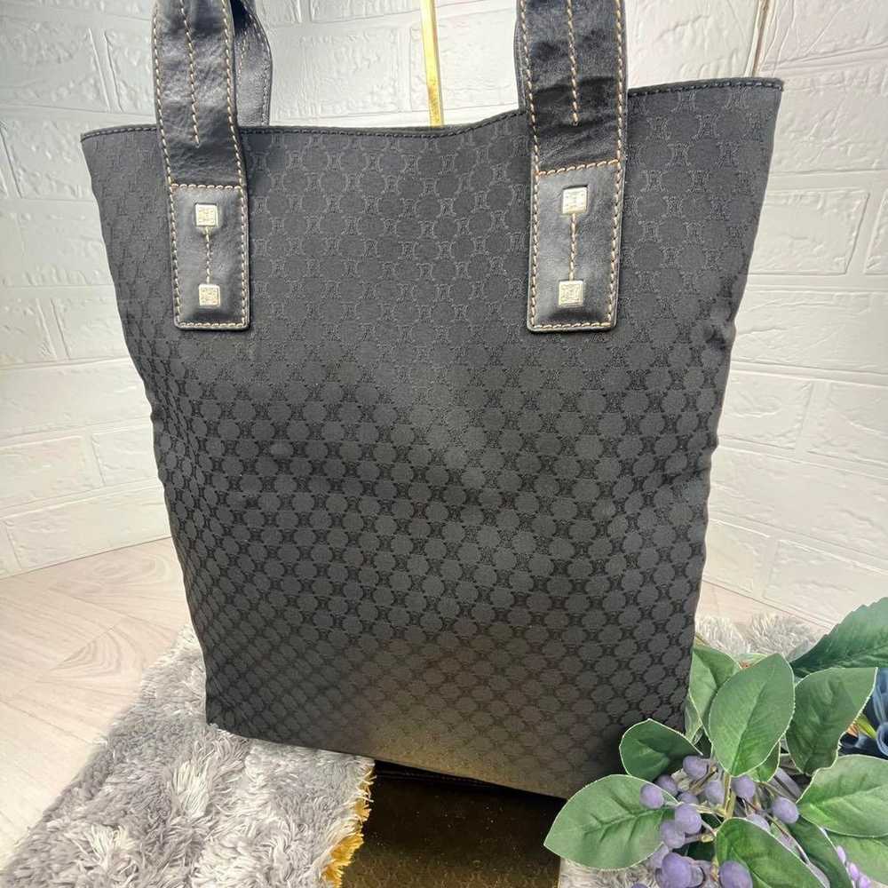 Excellent condition Celine tote bag Triomphe blac… - image 1