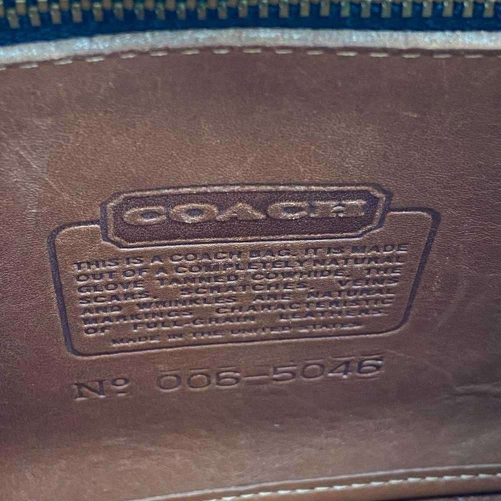 Old Coach Coach Shoulder Bag 5046 All Leather - image 10