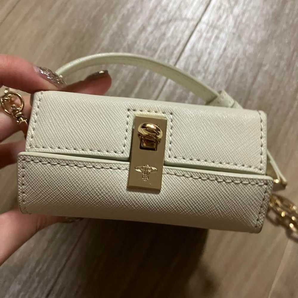 Vienna Westwood White Shoulder Bag Authentic - image 3