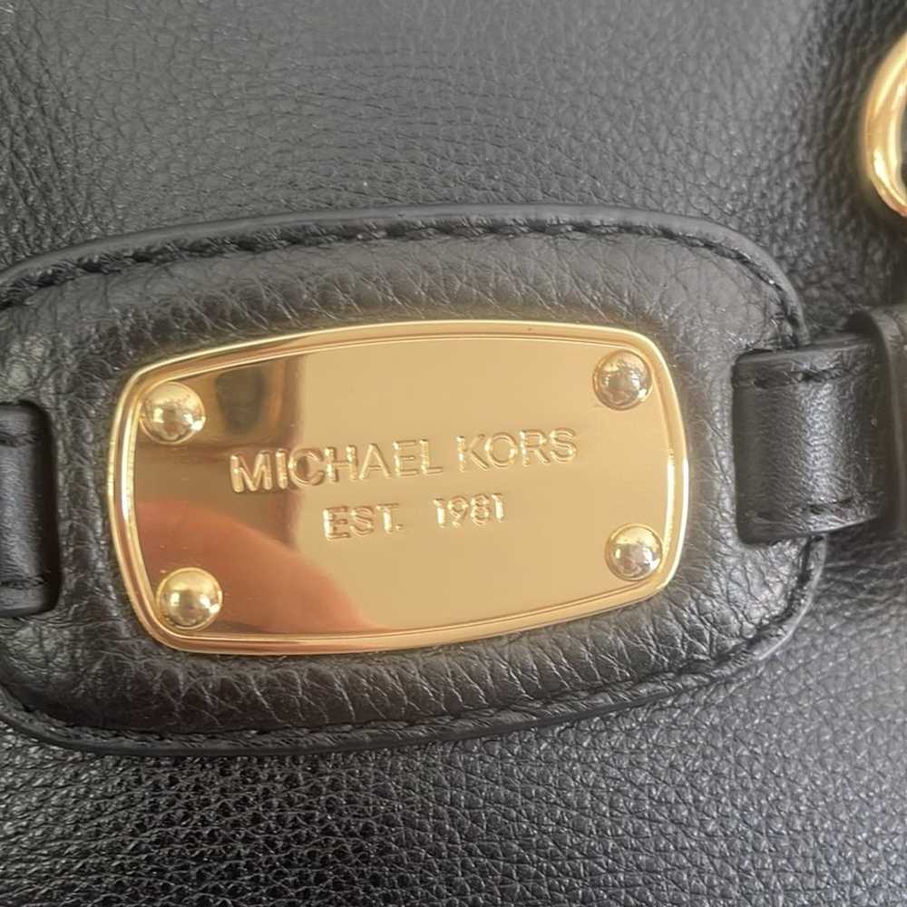 MICHAEL Michael Kors Black Leather East West Hami… - image 7