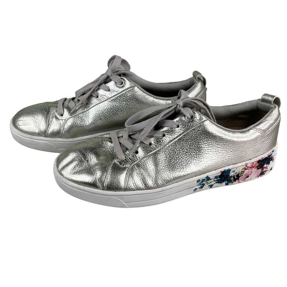 Ted Baker Ted Baker Silver Sneakers Roulym Metall… - image 10