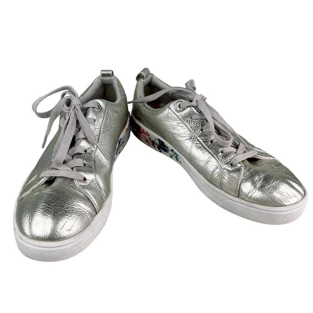 Ted Baker Ted Baker Silver Sneakers Roulym Metall… - image 11