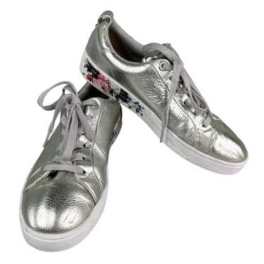 Ted Baker Ted Baker Silver Sneakers Roulym Metall… - image 1