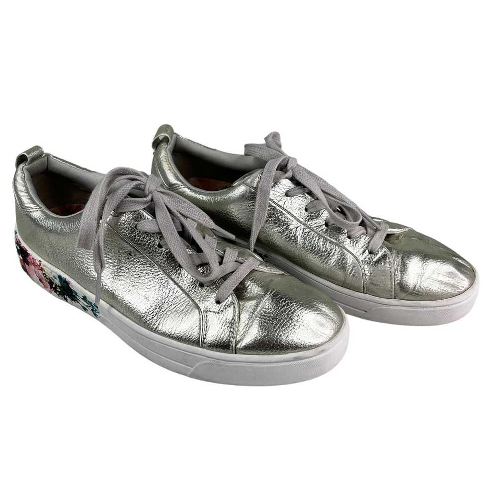 Ted Baker Ted Baker Silver Sneakers Roulym Metall… - image 9