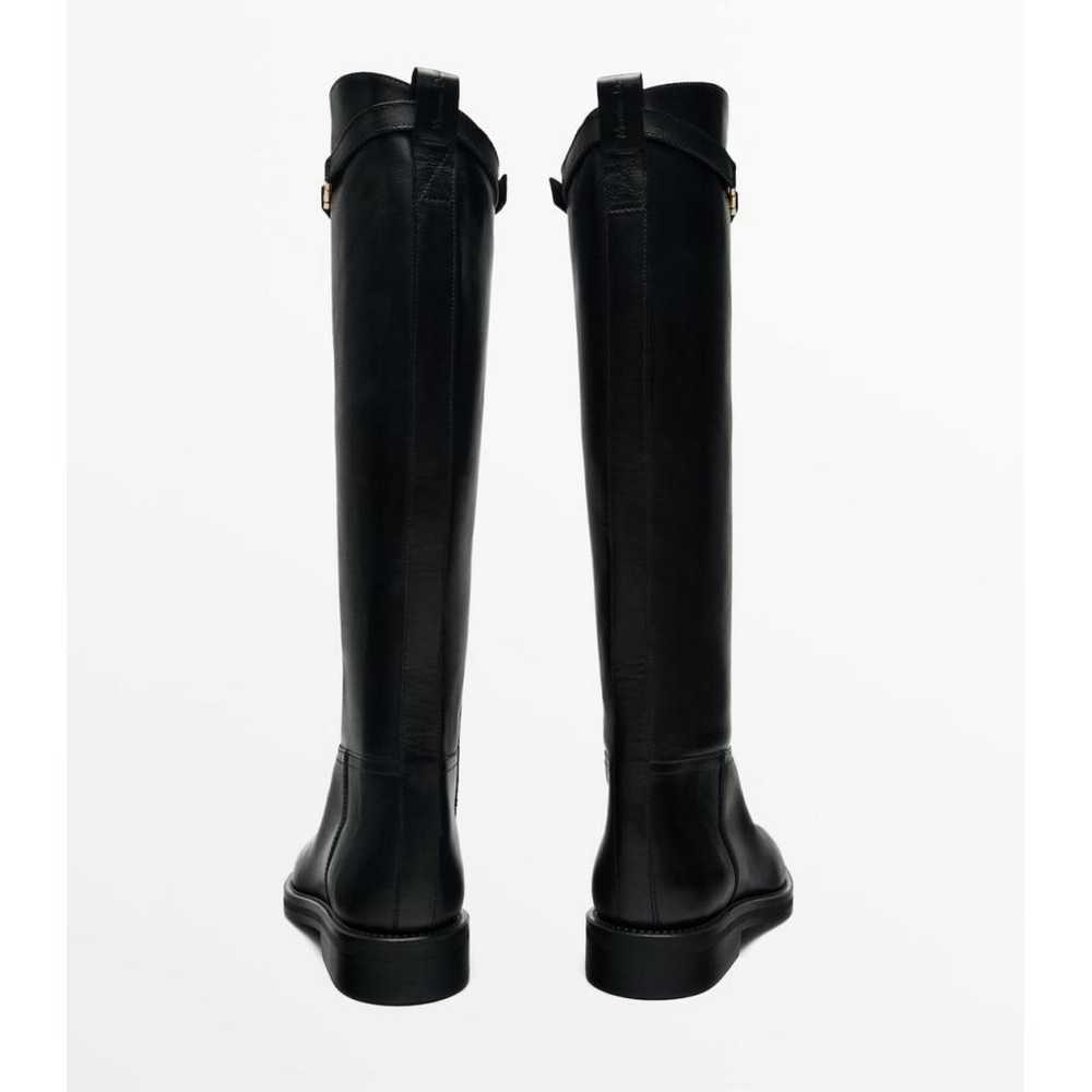 Massimo Dutti Leather riding boots - image 12