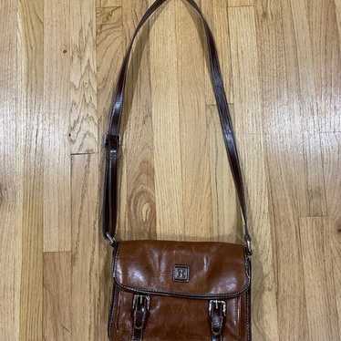 Vintage Giani Bernini Brown Leather Bag