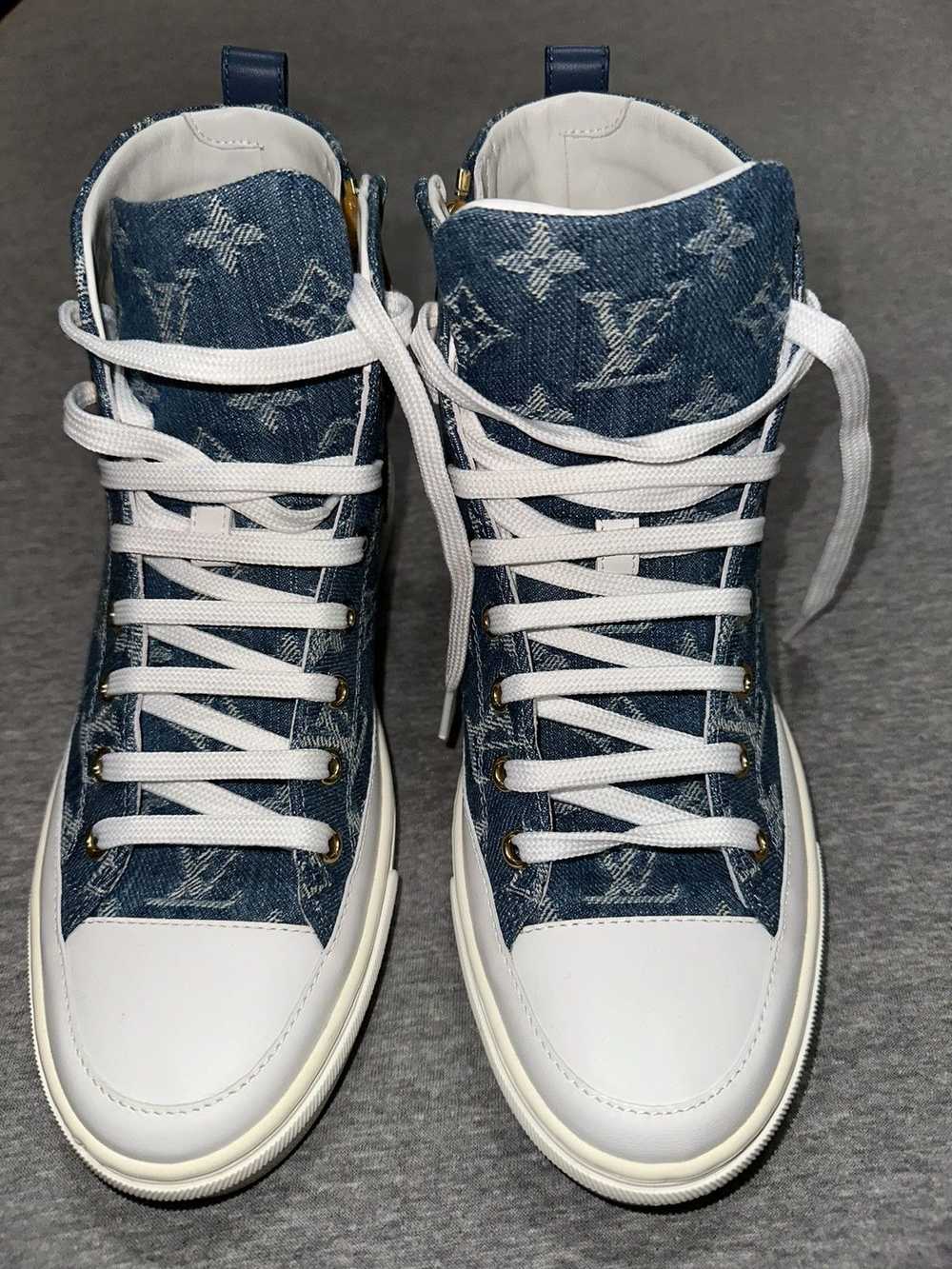 Louis Vuitton louis vuitton hi-top monogram sneak… - image 1