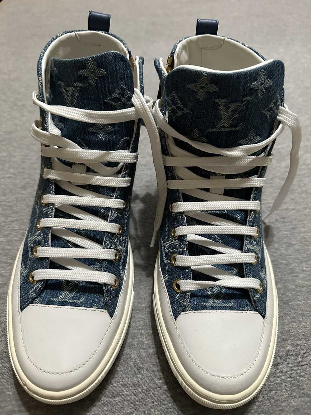 Louis Vuitton louis vuitton hi-top monogram sneak… - image 2