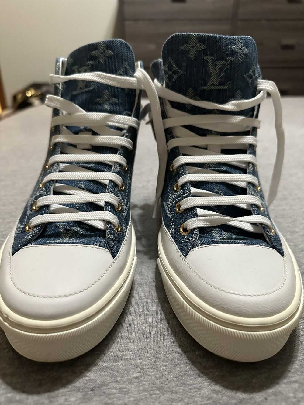 Louis Vuitton louis vuitton hi-top monogram sneak… - image 3