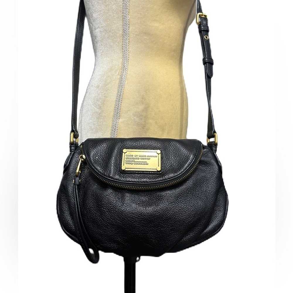 EUC Marc Jacobs Iconic Natasha Style Black Pebble… - image 1