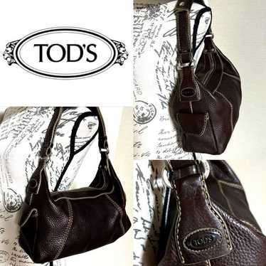 Italian-made TOD'S Mickey Bag Pebbled Leather One… - image 1