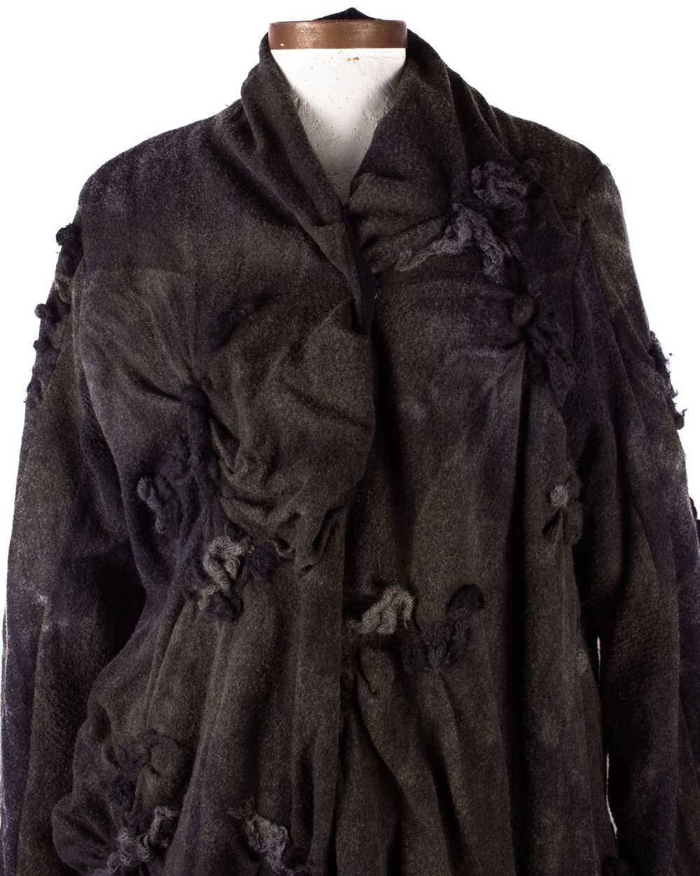 Avant Toi AVANT TOI DARK COLOR HANDMADE WOOL COAT - image 5