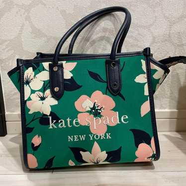 Kate Spade K8207 top Mini Tote Herringbone Floral NWT Ella