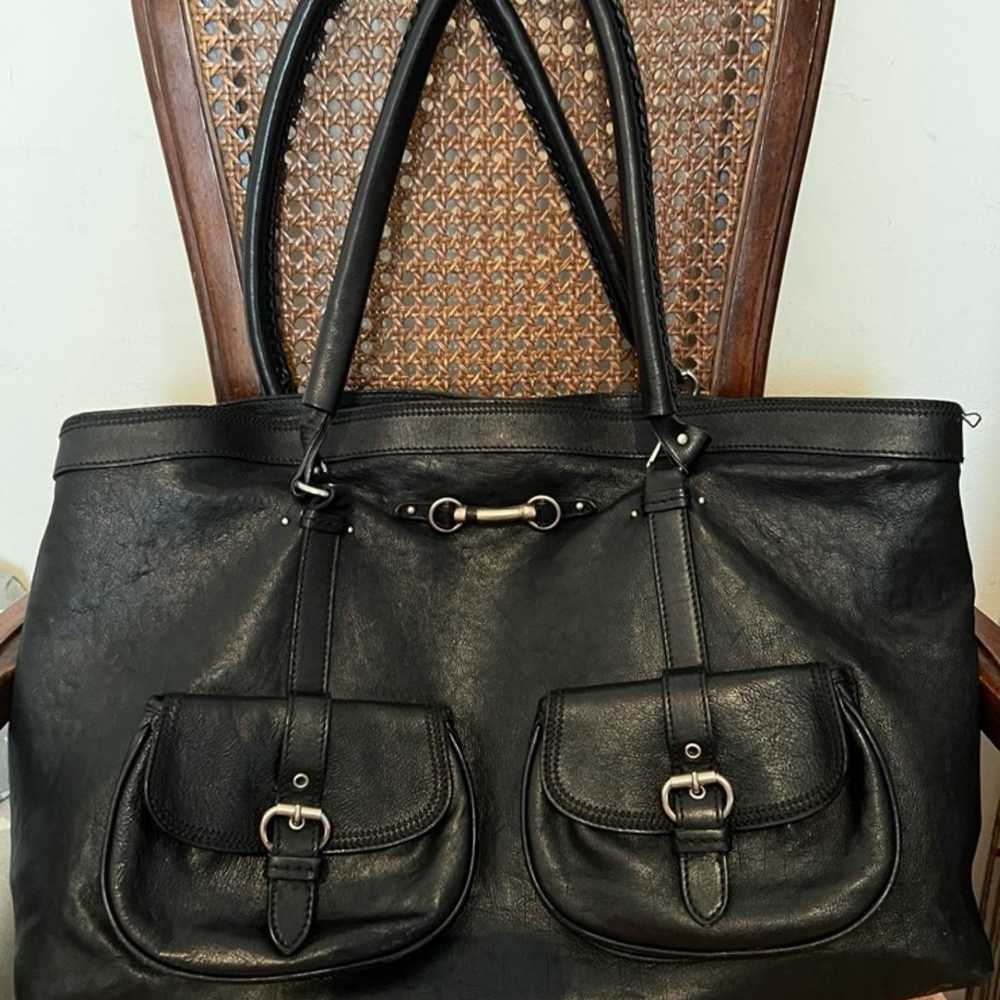 Christian Dior Genuine Leather Large Tote Bag - image 10