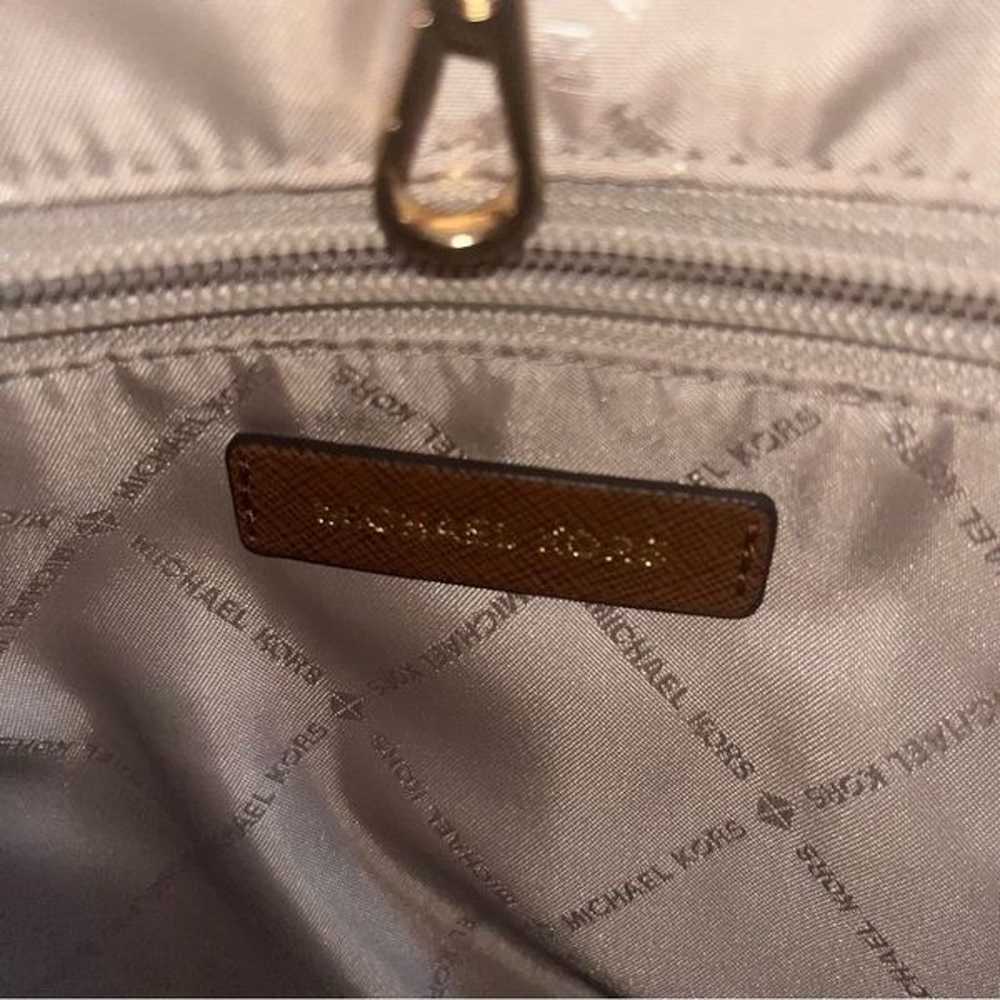 Michael Kors Jet Set Travel Tote Medium Logo Brow… - image 7