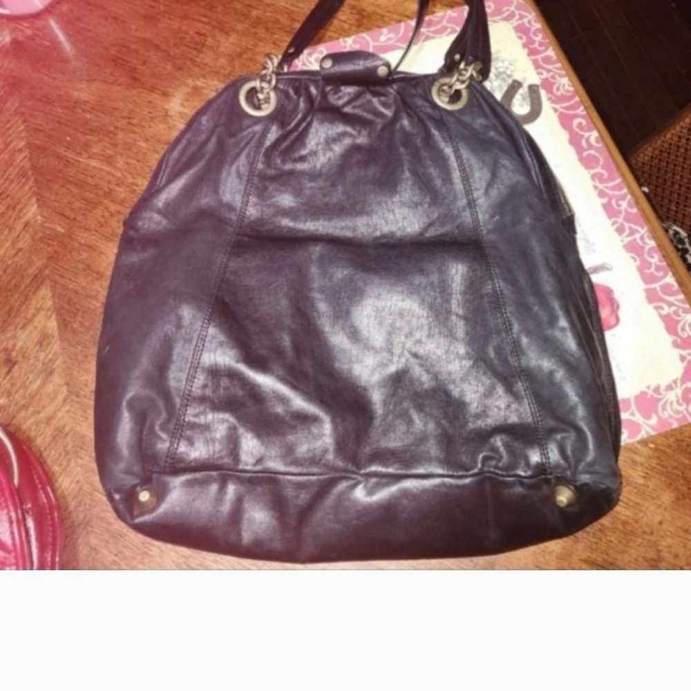 Vintage 100% real leather betsey johnson western … - image 4