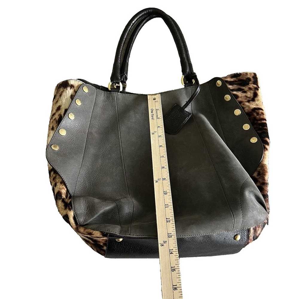 Furla Faux Leather Large Hobo Bag with Animal Pri… - image 6