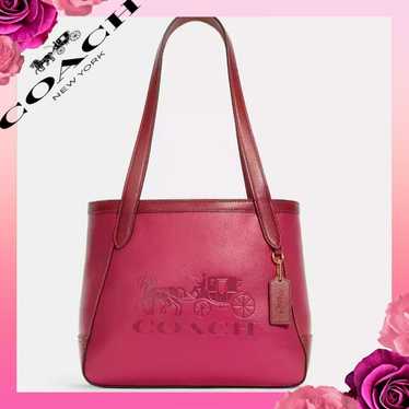 Coach Colorblock Horse & Carriage Tote -Pink