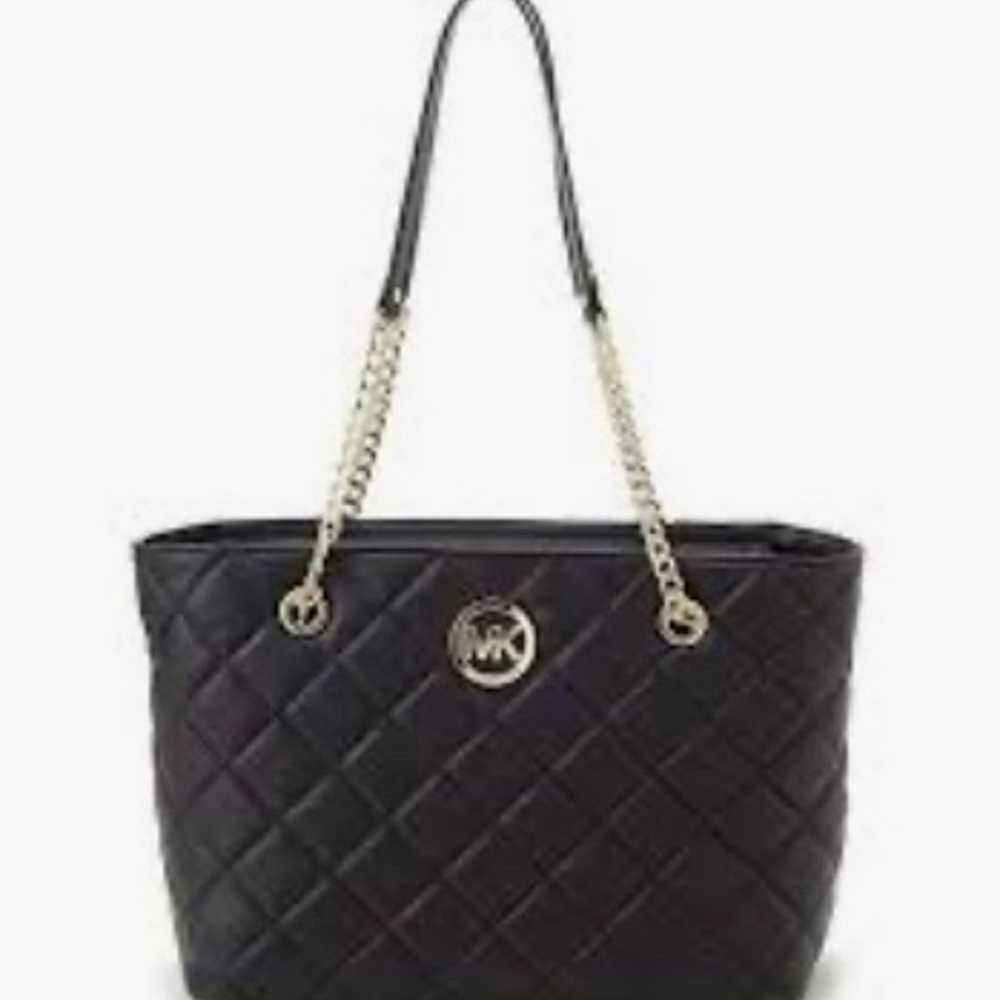 Michael Kors Fulton Quilted Large EW Tote - image 1