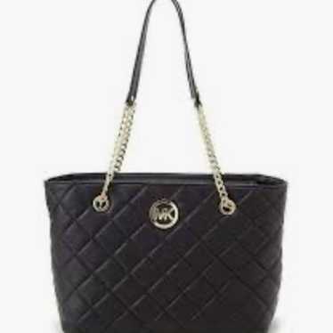 Michael Kors Fulton Quilted Large EW Tote - image 1