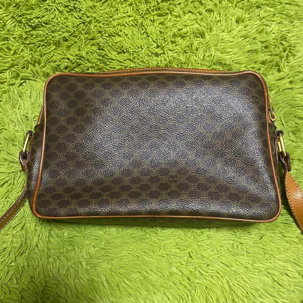 【Beautiful Condition】CELINE Macadam Shoulder Bag … - image 2