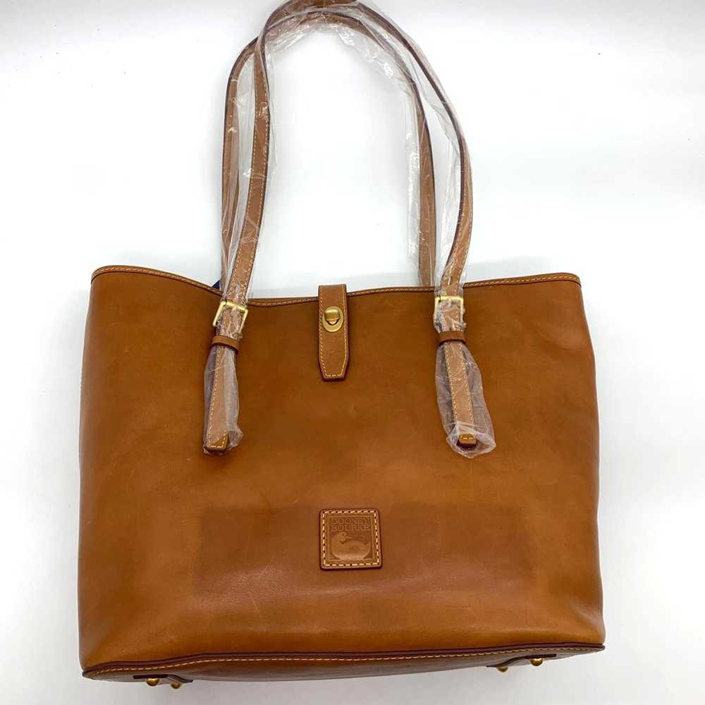 Dooney & Bourke Florentine Leather Dover Tote Bro… - image 1