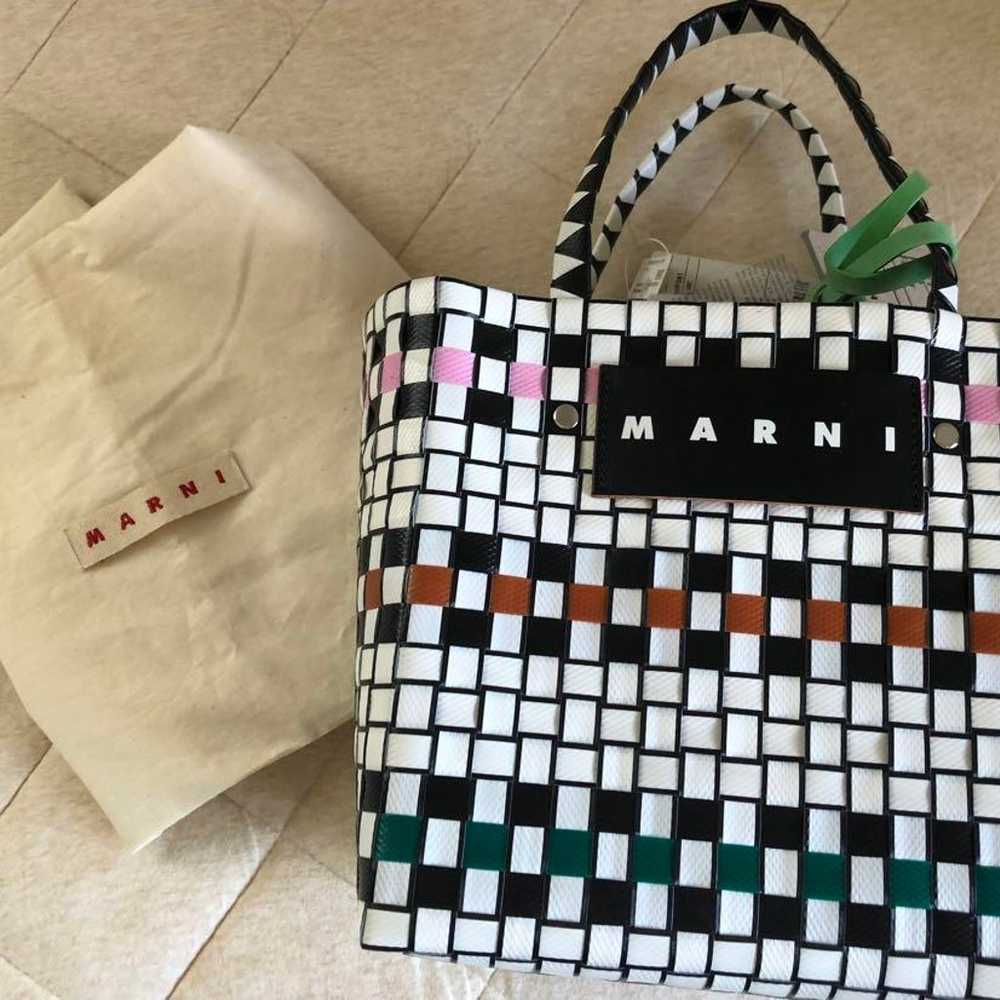 Price not negotiable. MARNI MARKET MINI BASKET BAG - image 1