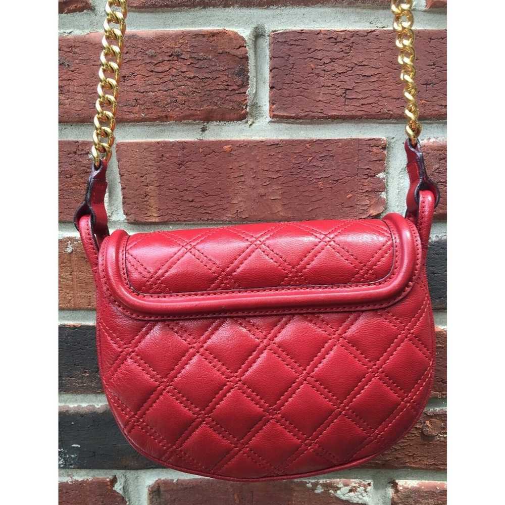 MARC JACOBS Red Quilted Leather Gold Crossbody Ba… - image 8