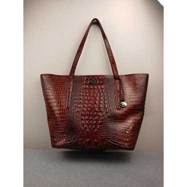 BRAHMIN Large Asher Tote Pecan Melbourne Shoulder… - image 1