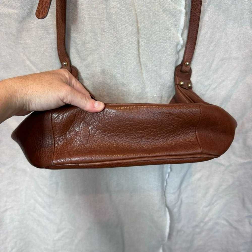 Vintage 70s Etienne Aigner Brown Leather Purse Sh… - image 6