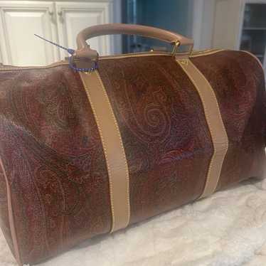 Etro paisley jacquard Boston bag