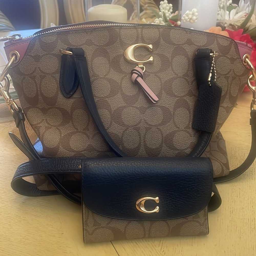 Coach purse and wallet - image 1