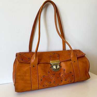 Vintage Vera Pelle Leather Shoulder Bag - image 1