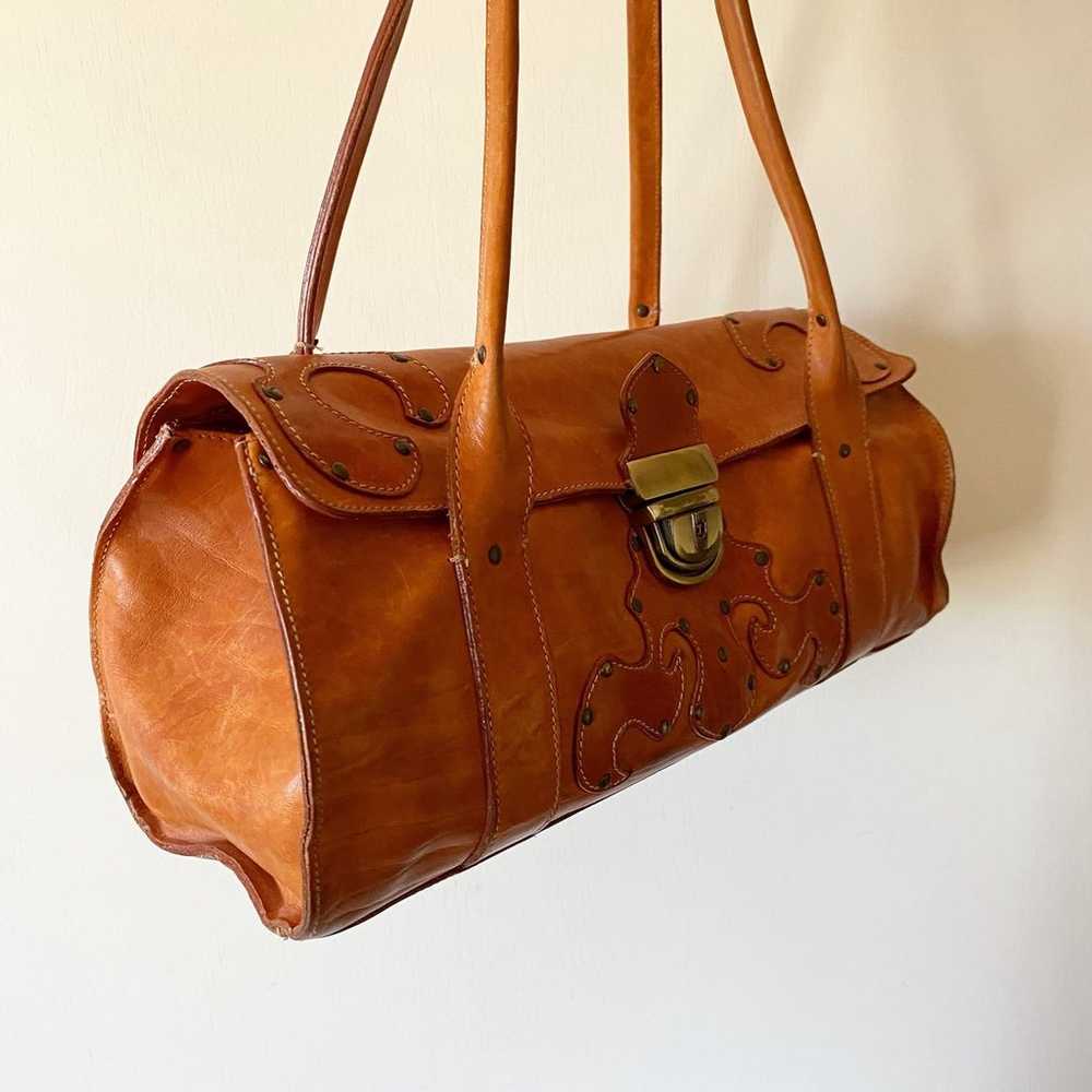 Vintage Vera Pelle Leather Shoulder Bag - image 5