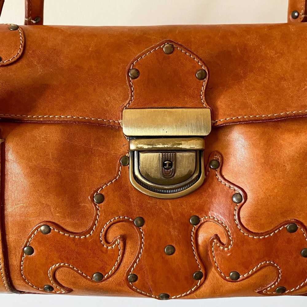 Vintage Vera Pelle Leather Shoulder Bag - image 6