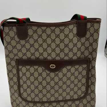 【Excellent Condition】Old Gucci Sherry Line Tote Ba