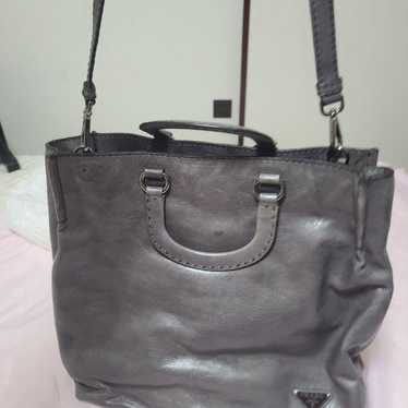 Prada VITELLO SHINE 2way Tote Bag Business