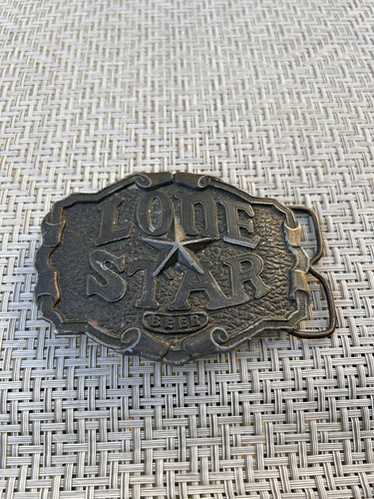 Lone Star Beer Vintage Belt Buckle - Gem