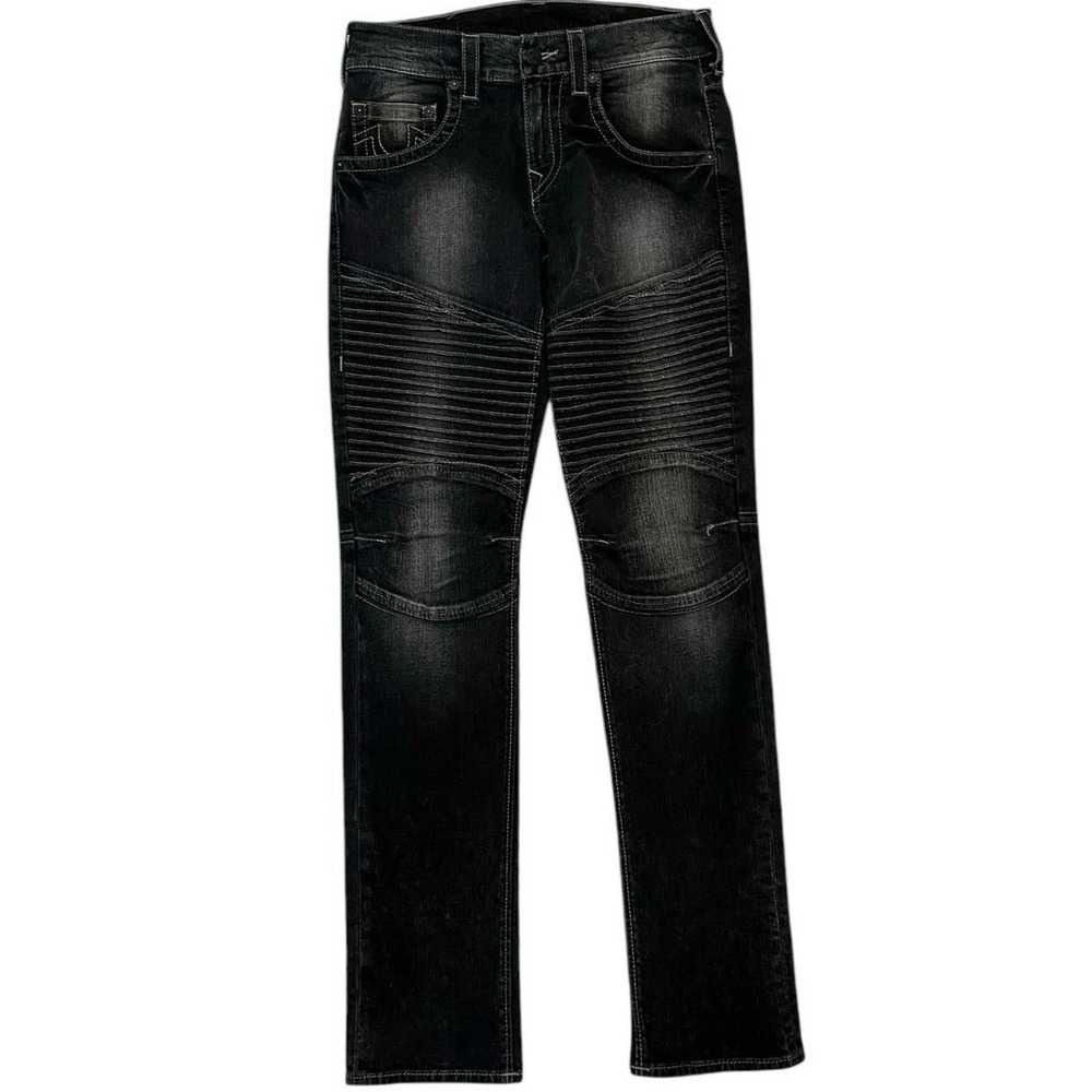 True Religion True Religion Moto Style Black Wash… - image 3