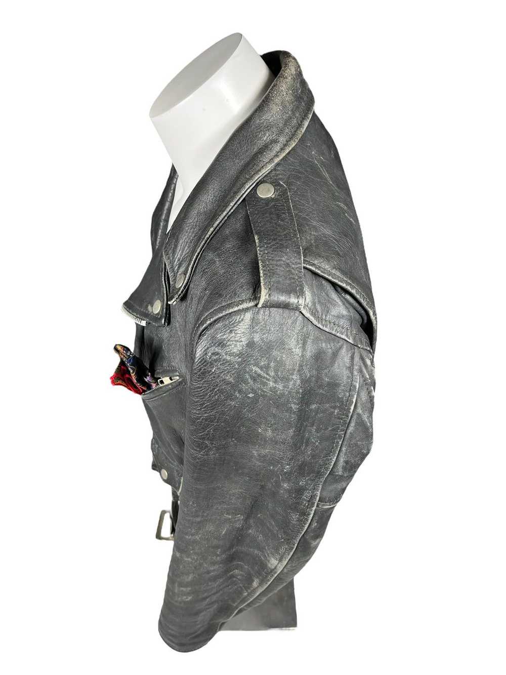 Avant Garde × Leather Jacket × Vintage Vintage Pu… - image 12