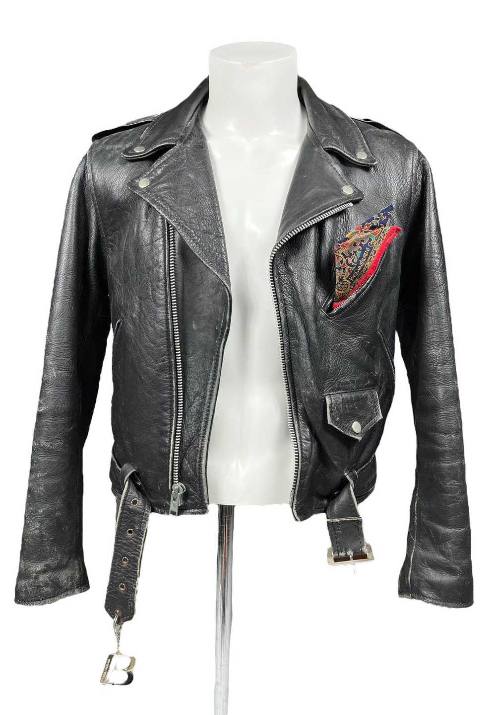 Avant Garde × Leather Jacket × Vintage Vintage Pu… - image 2