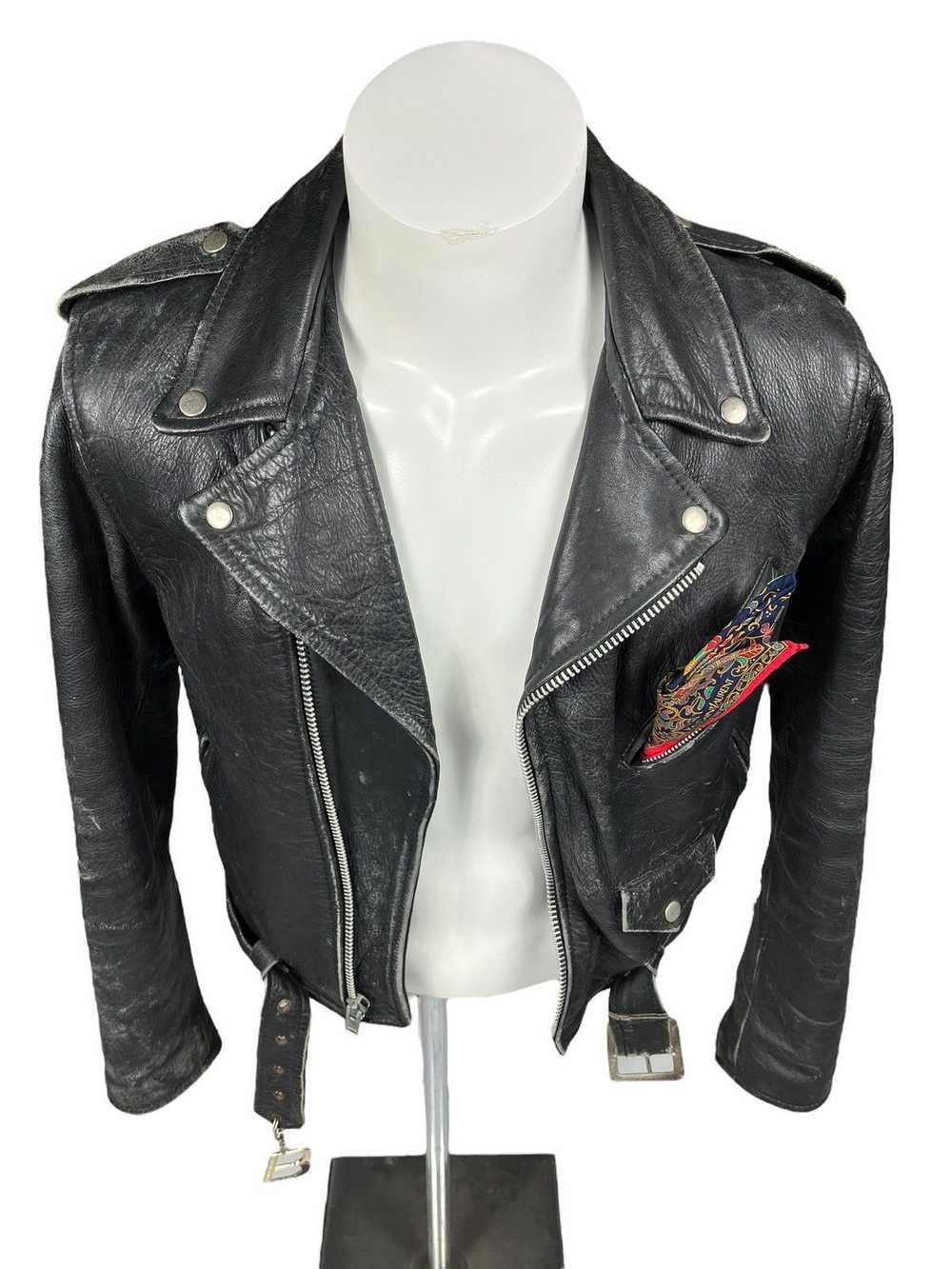 Avant Garde × Leather Jacket × Vintage Vintage Pu… - image 8