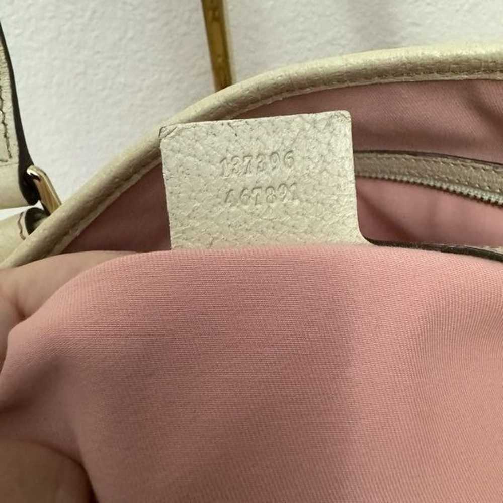 Gucci Sherry Line GG Pink Canvas Tote With Charms - image 11