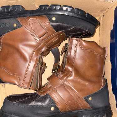 Polo boots. Black and brown