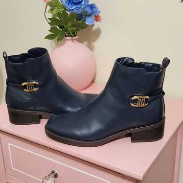 Tommy Hilfiger Navy Blue Booties